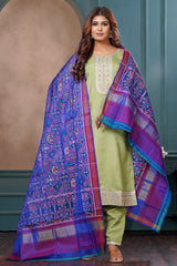 Single Ikat Dupatta
