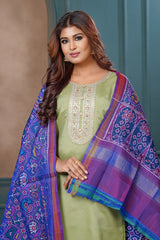 Single Ikat Dupatta