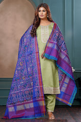 Single Ikat Dupatta