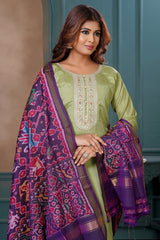 Single Ikat Dupatta