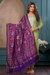 Single Ikat Dupatta