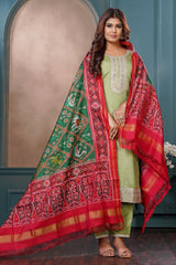 Single Ikat Dupatta