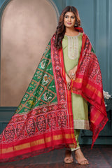 Single Ikat Dupatta