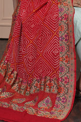 Georgette Bandhani Dupatta