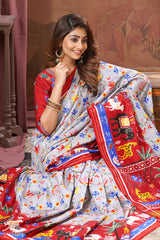 Double Ikat Patola Saree