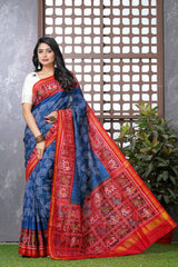 Single Ikat Bandhani with Patola Saree