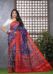 Single Ikat Patola Saree
