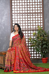 Single Ikat Twill Patola Saree