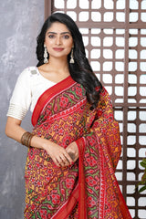 Single Ikat Twill Patola Saree