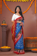 Double Ikat Bandhani with Patola Saree