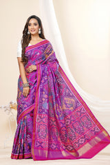 Single Ikat Patola Saree