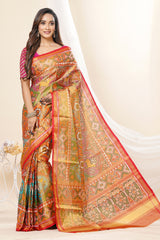 Single Ikat Tissue Patola Saree