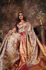 Tissue Kanjivaram Silk Saree