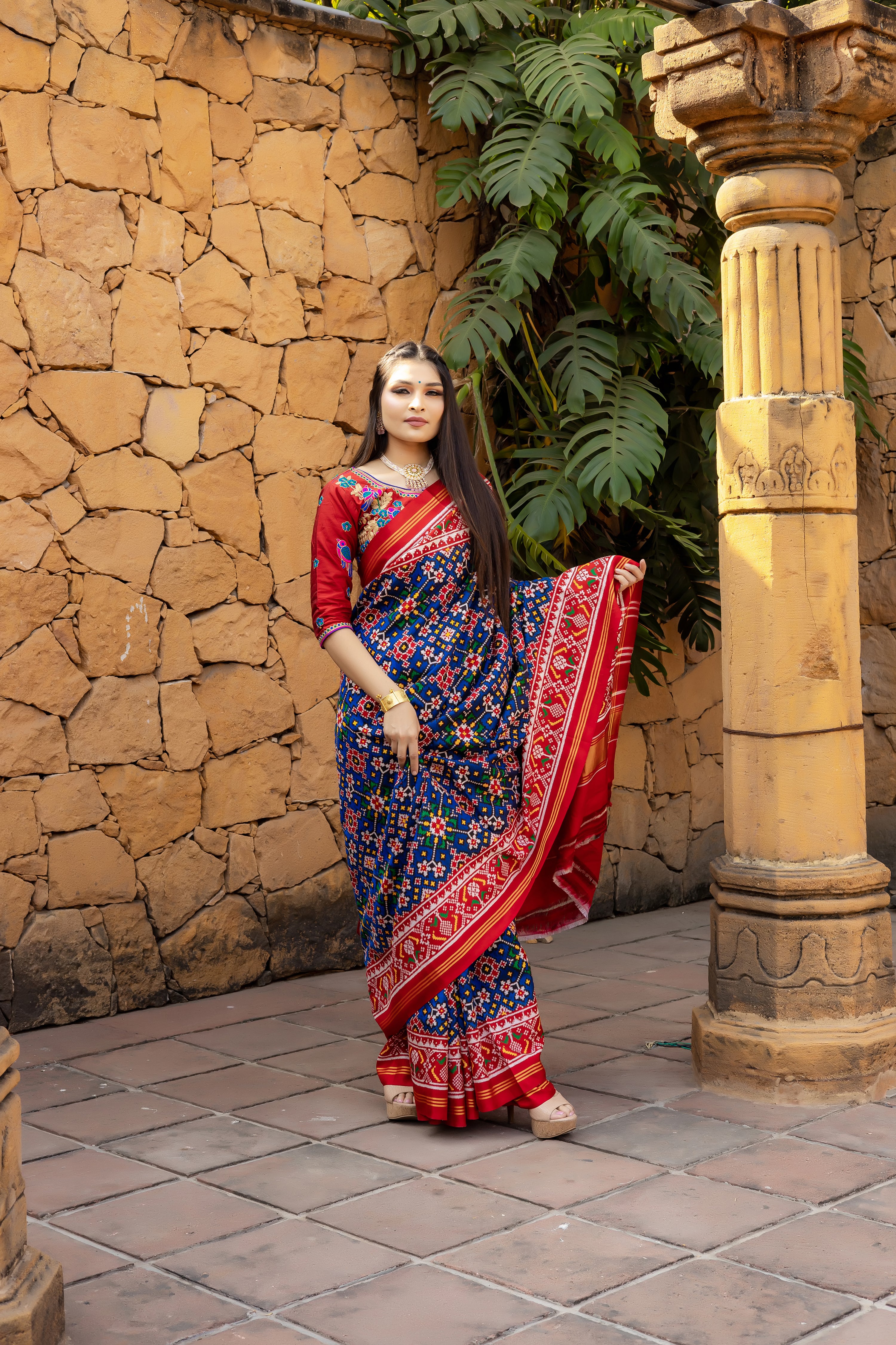 Double Ikat Patola Saree