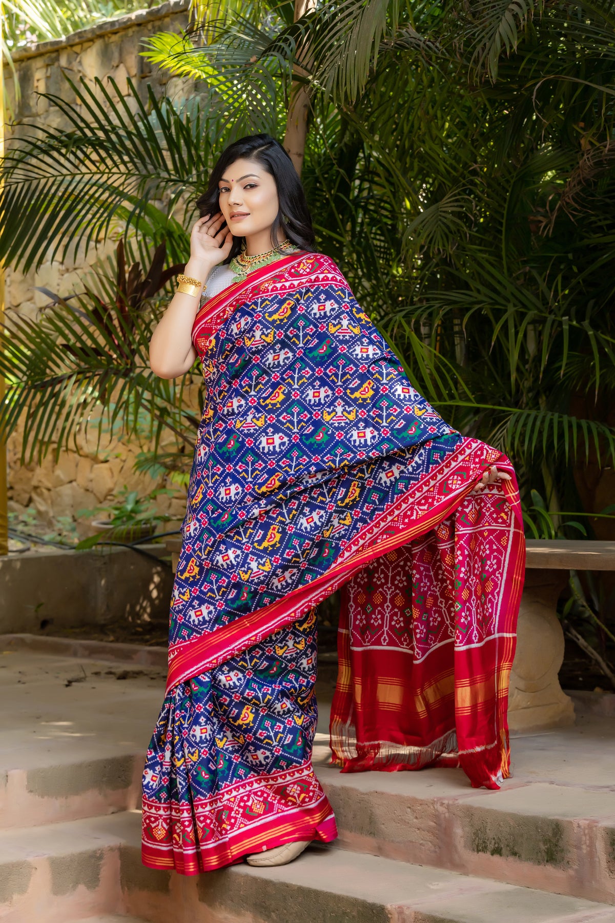 Double Ikat Patola Saree