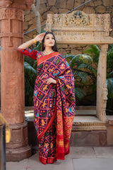 Double Ikat Patola Saree