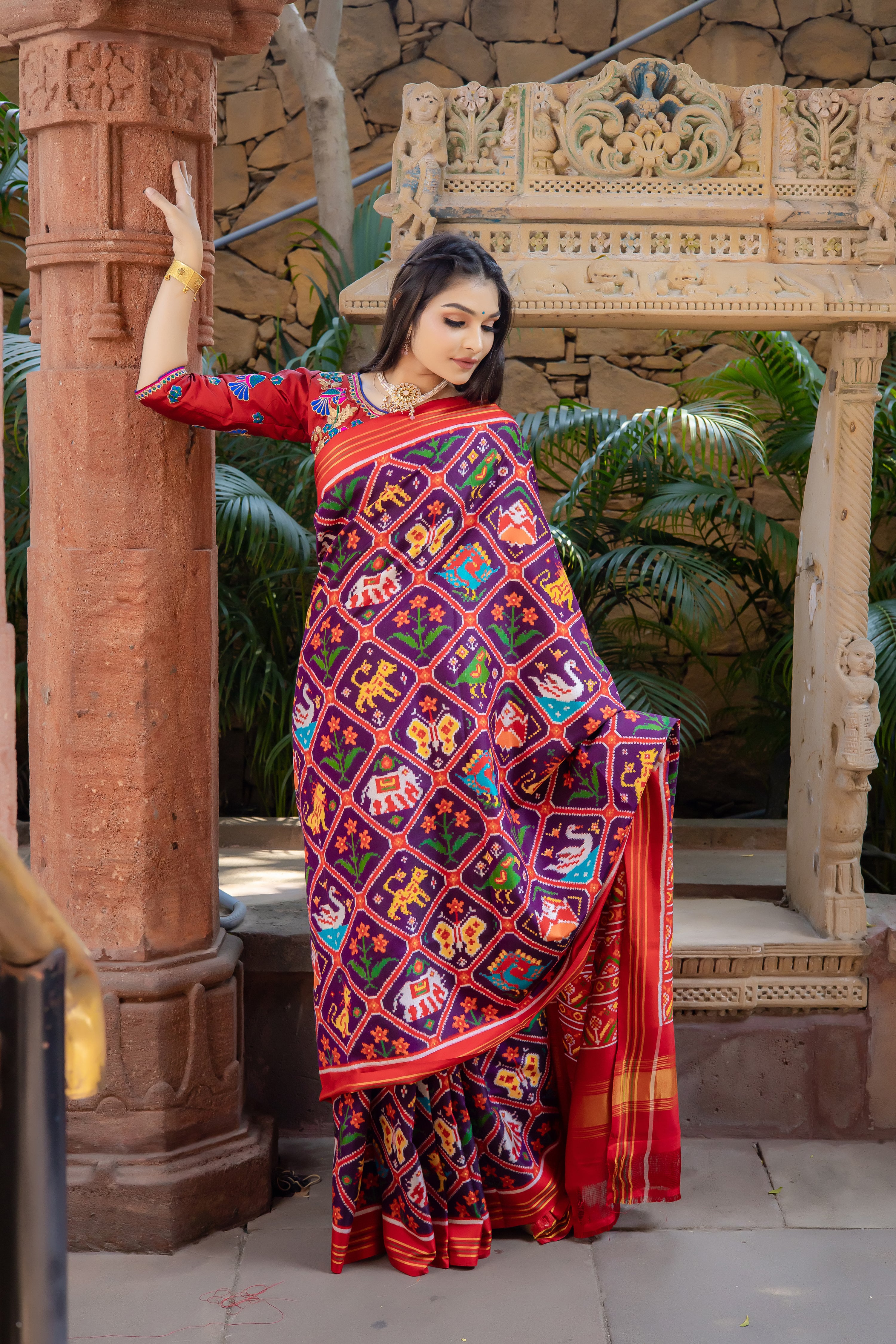 Double Ikat Patola Saree