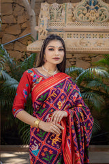 Double Ikat Patola Saree