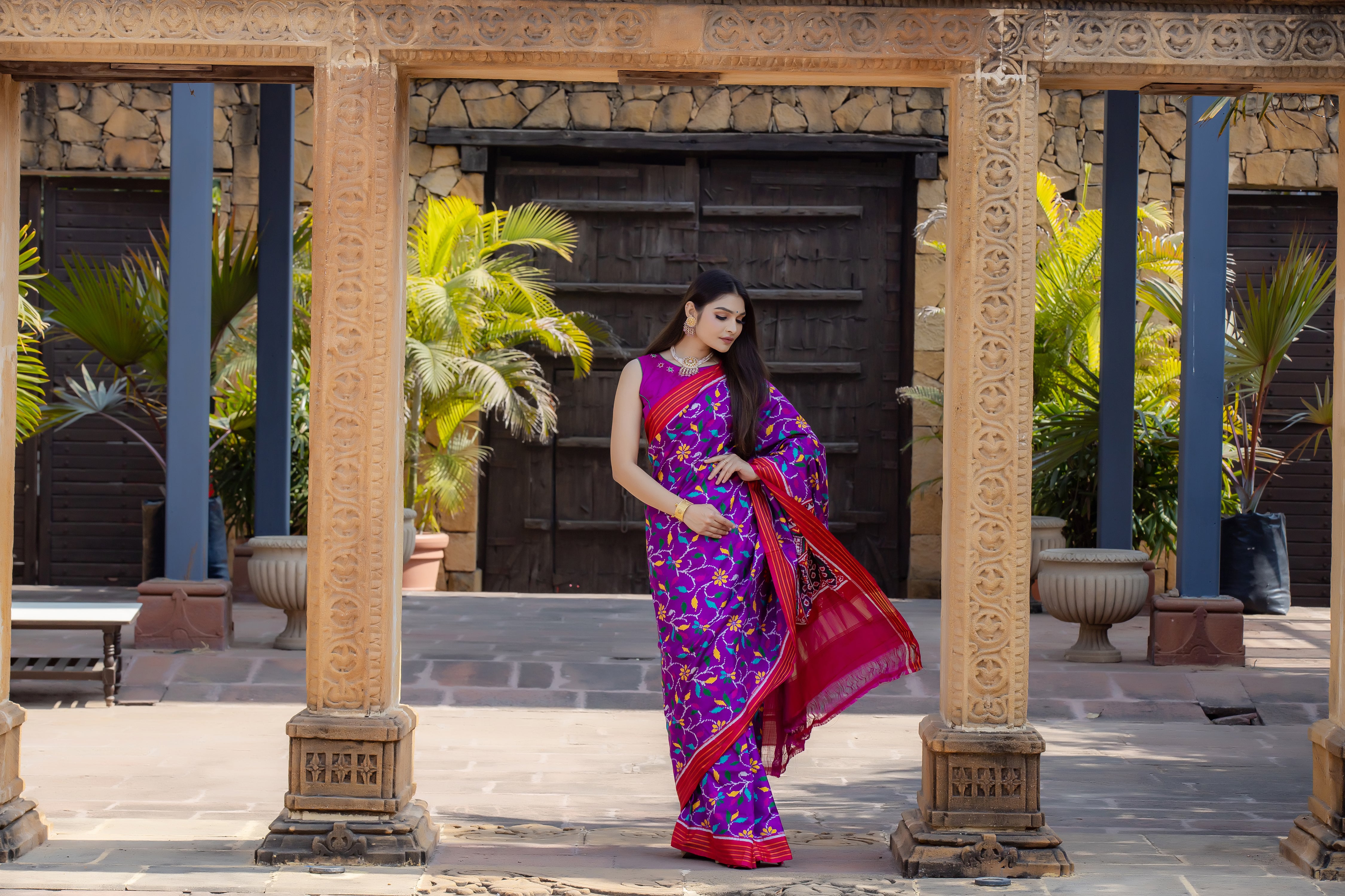 Double Ikat Patola Saree