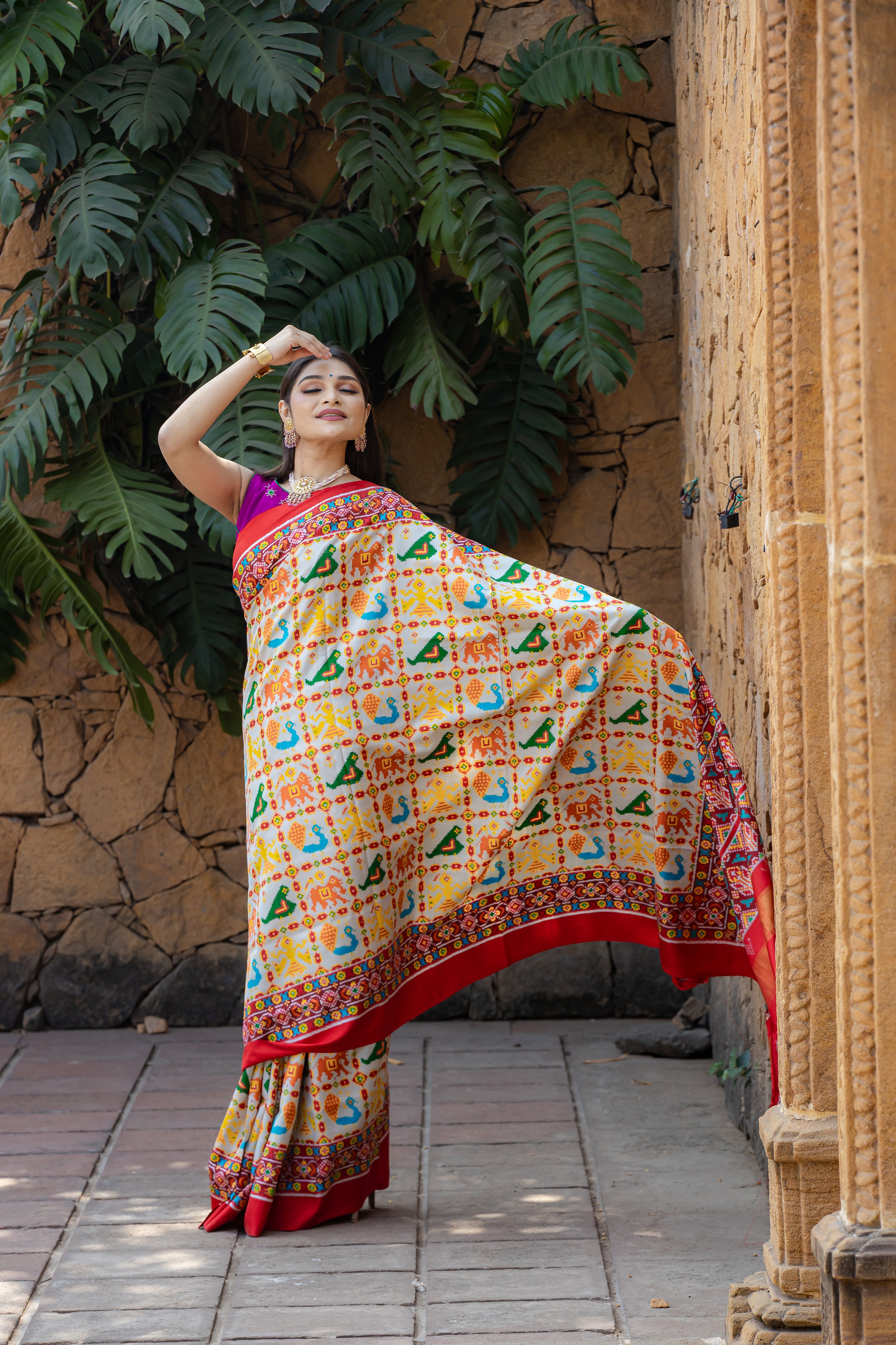 Double Ikat Patola Saree