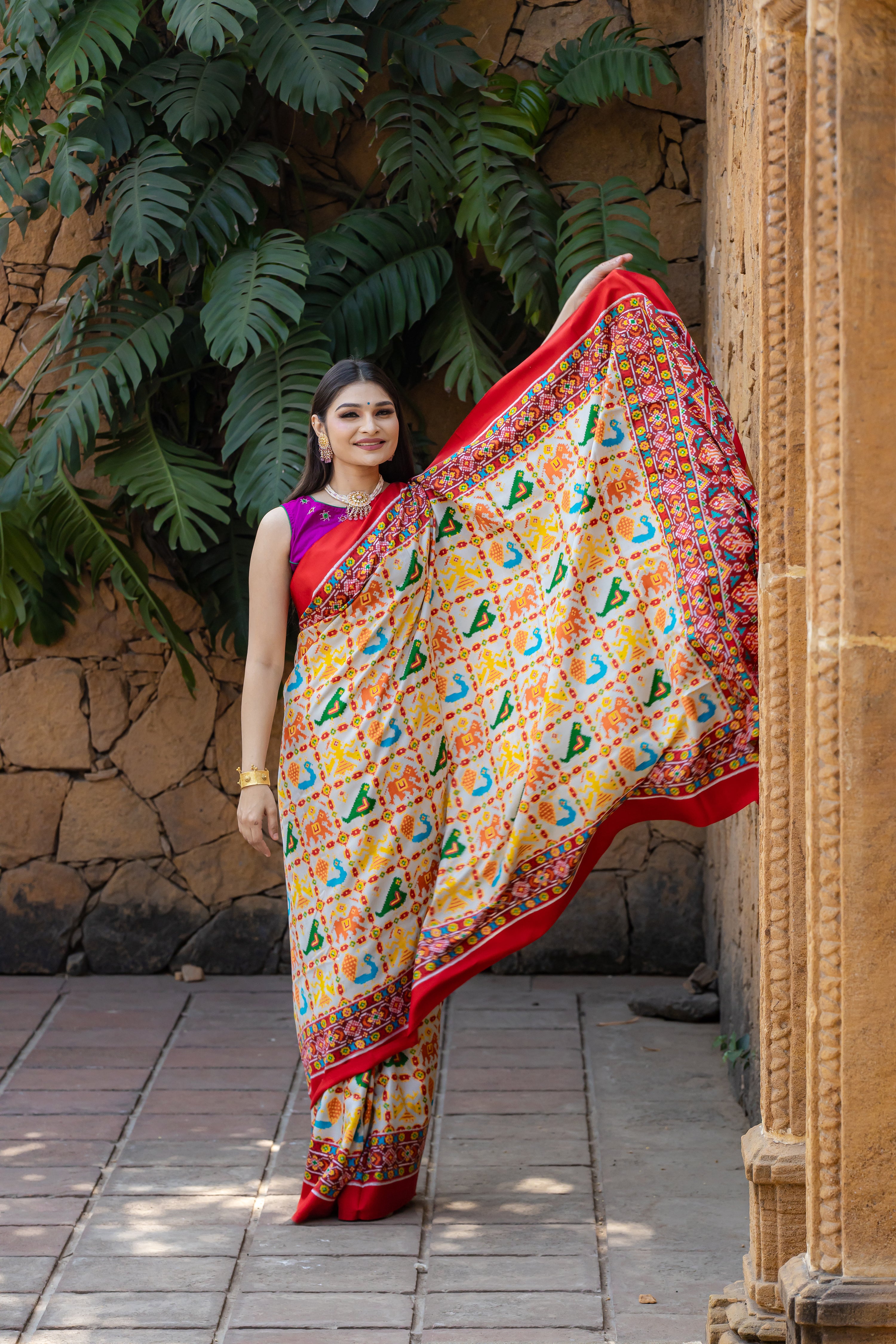 Double Ikat Patola Saree