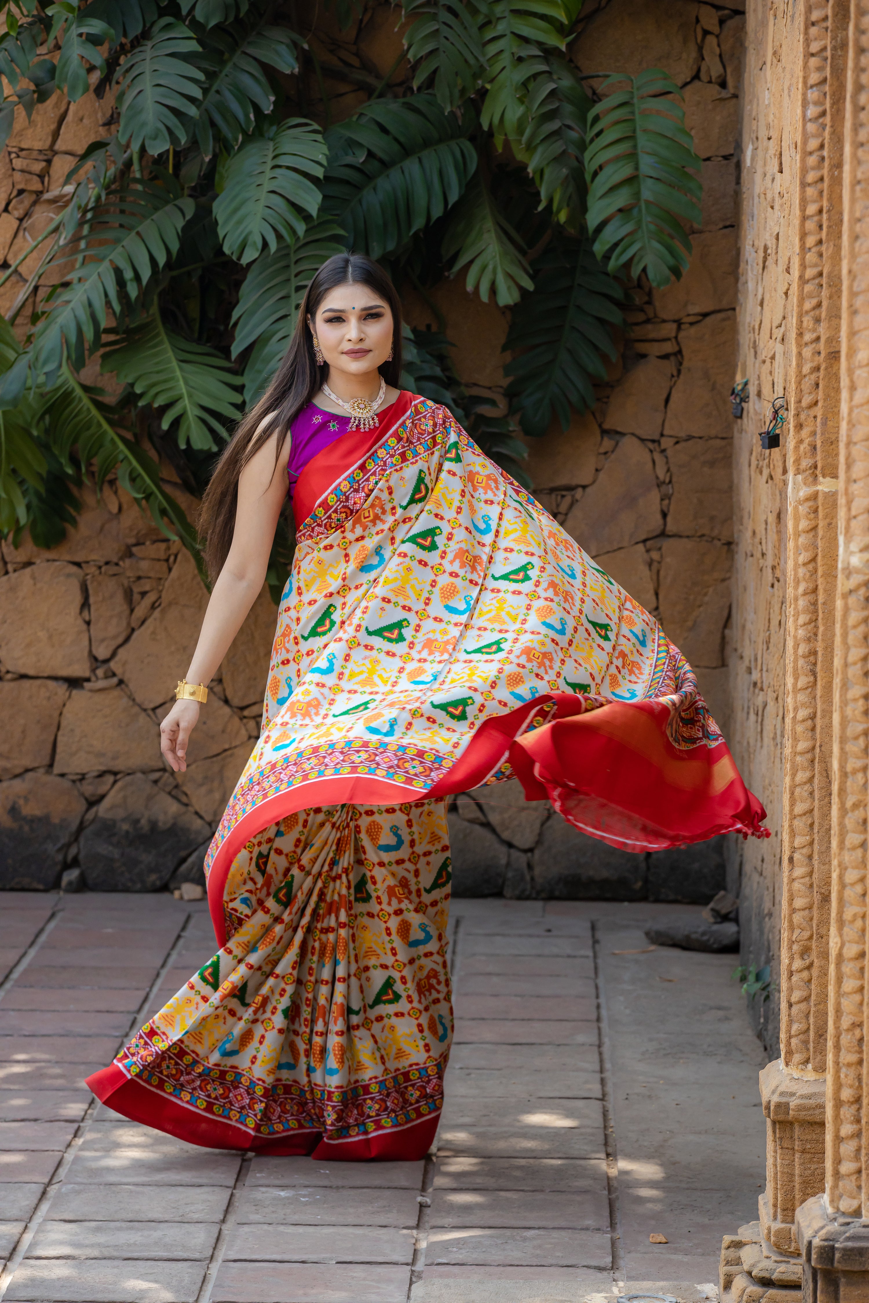 Double Ikat Patola Saree