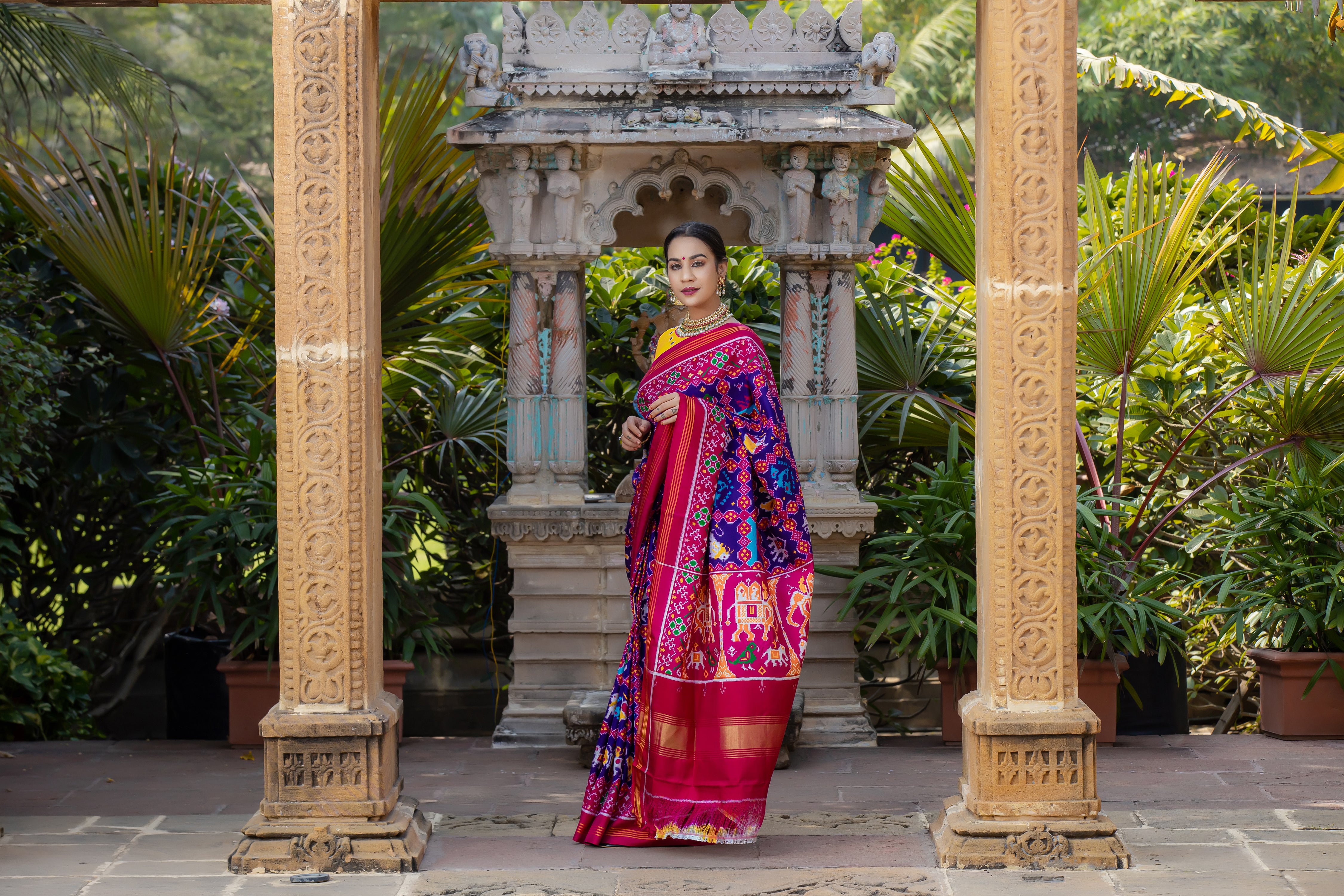 Double Ikat Patola Saree