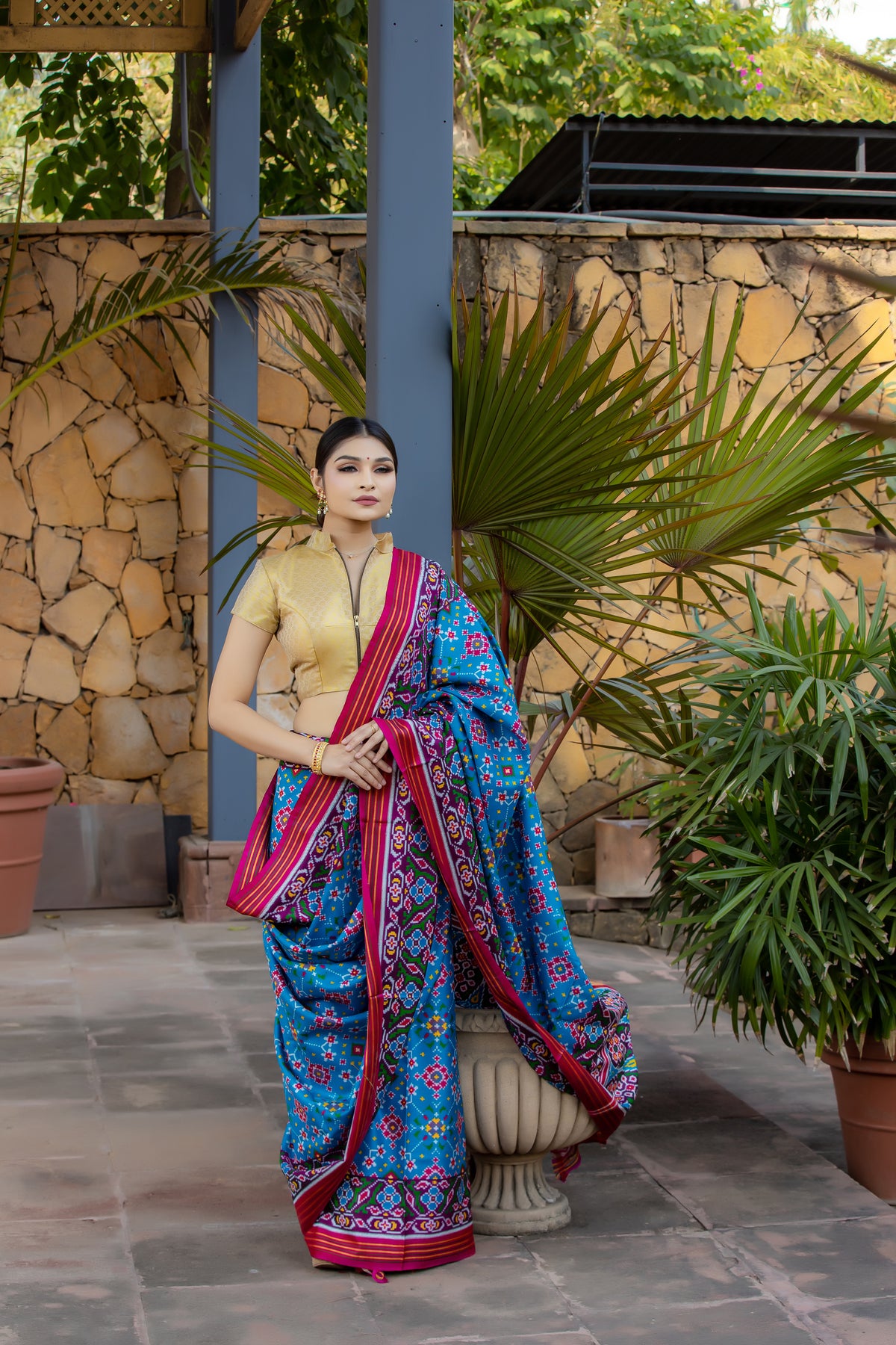 Double Ikat Patola Saree