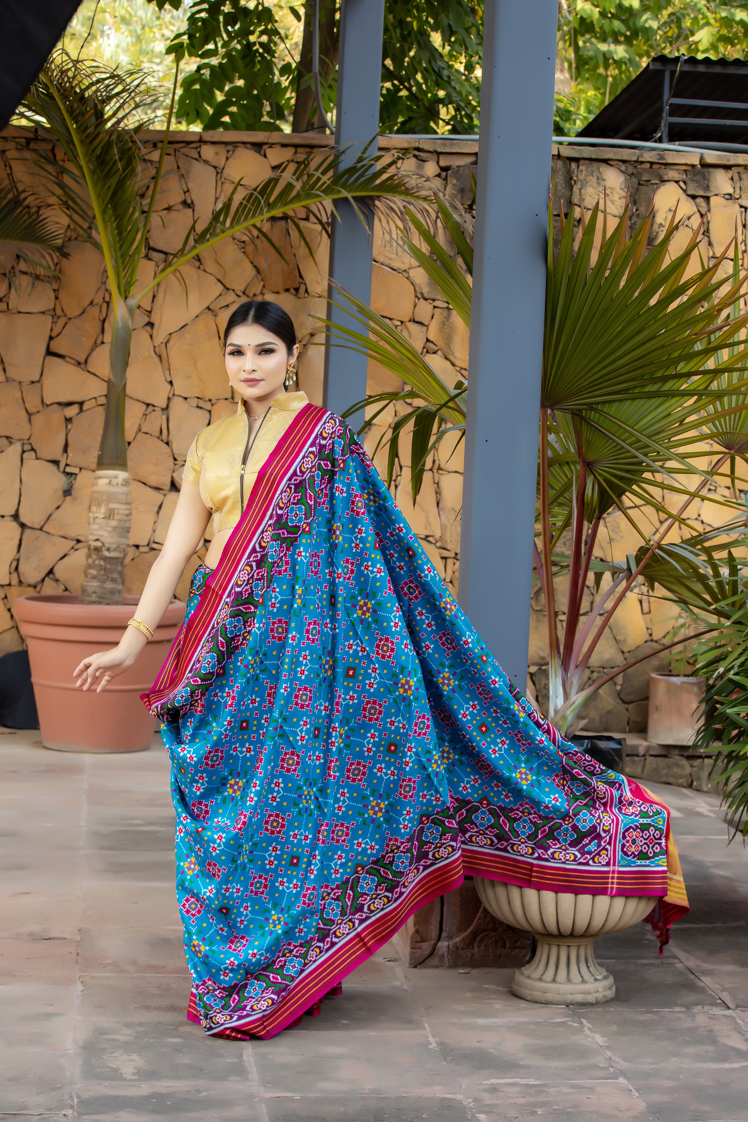 Double Ikat Patola Saree