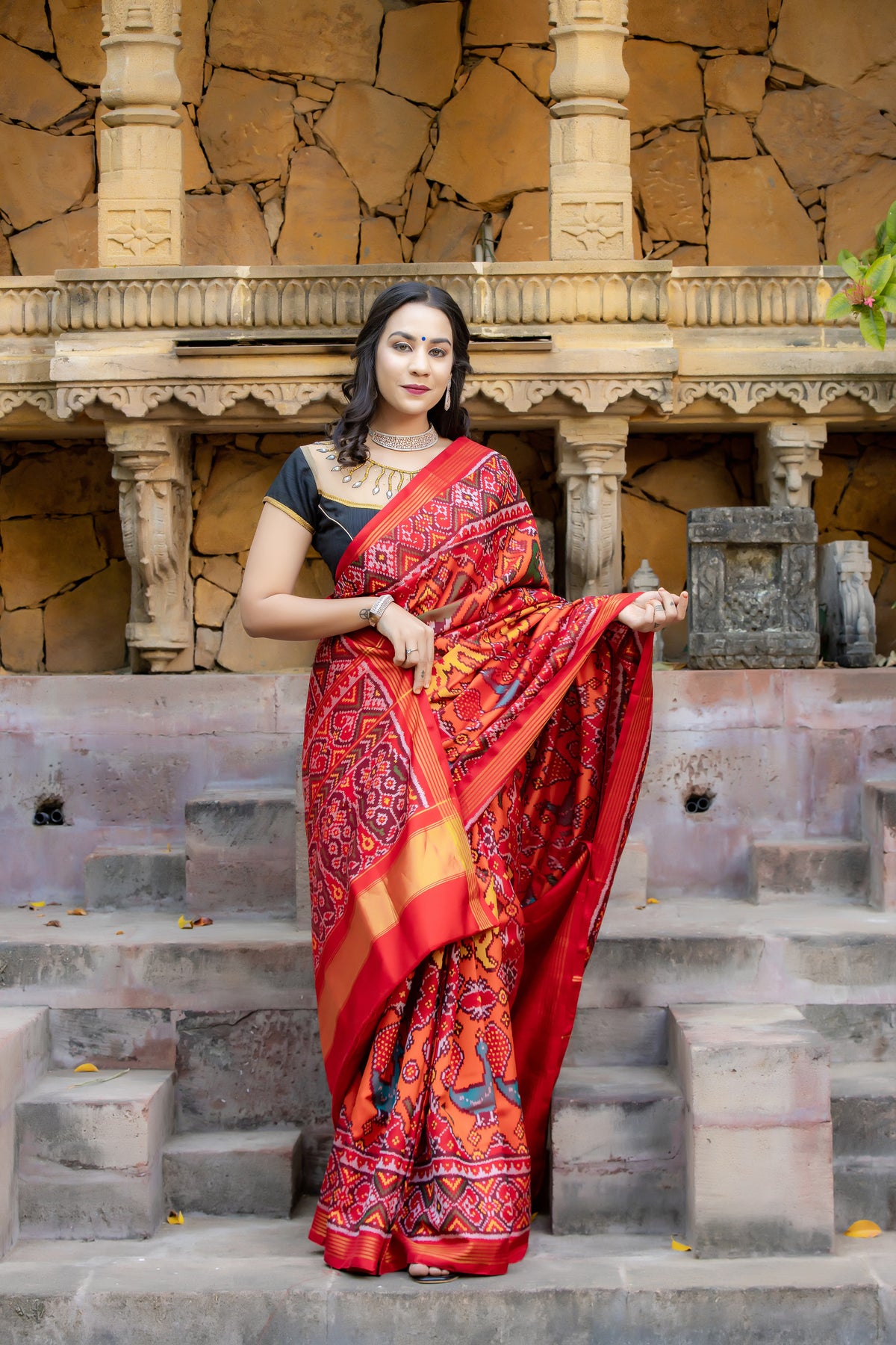 Single Ikat Patola Saree