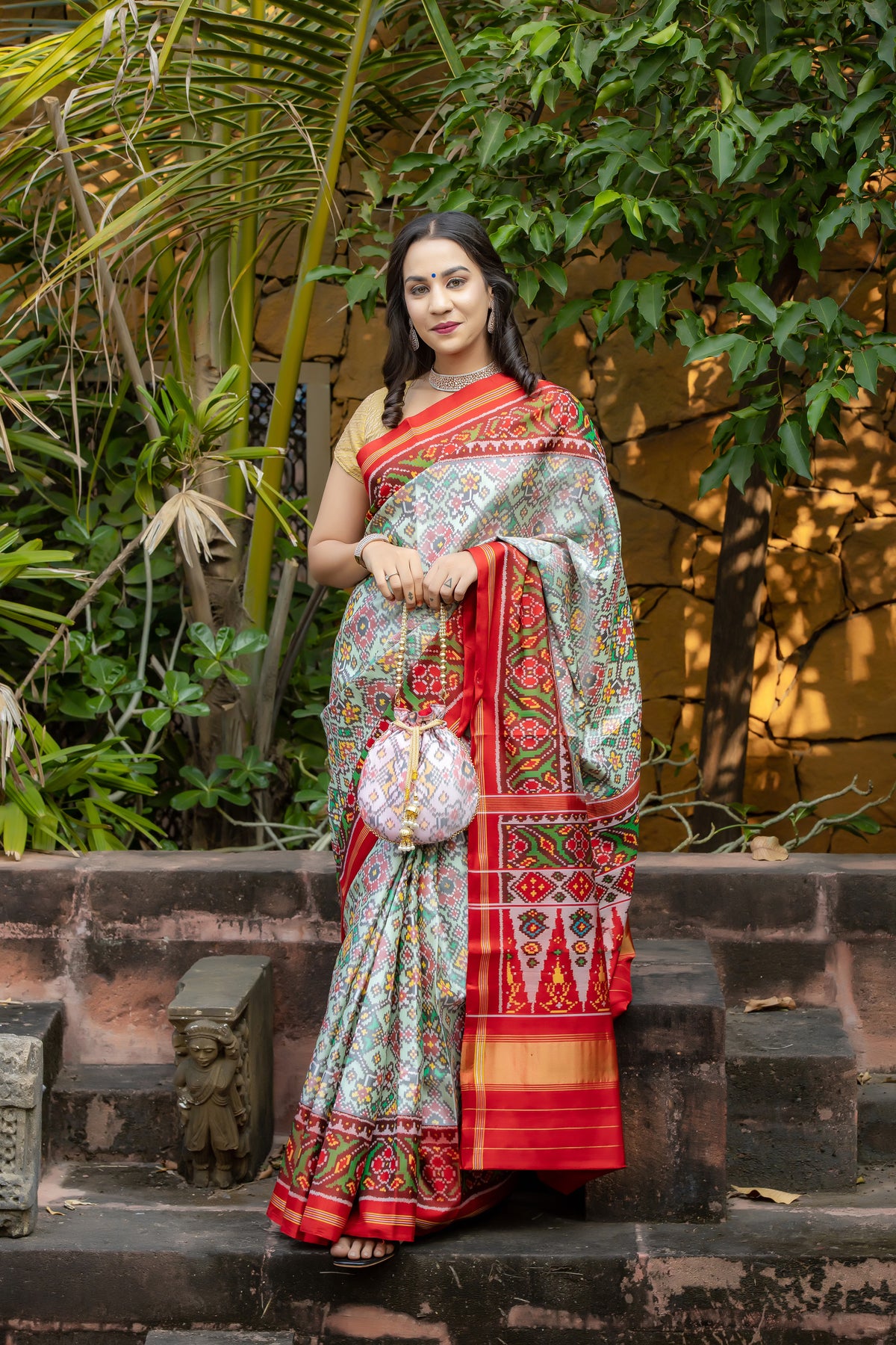 Single Ikat Patola Saree