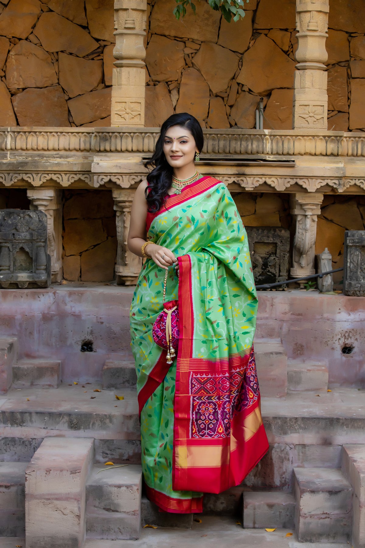 Single Ikat Patola Saree