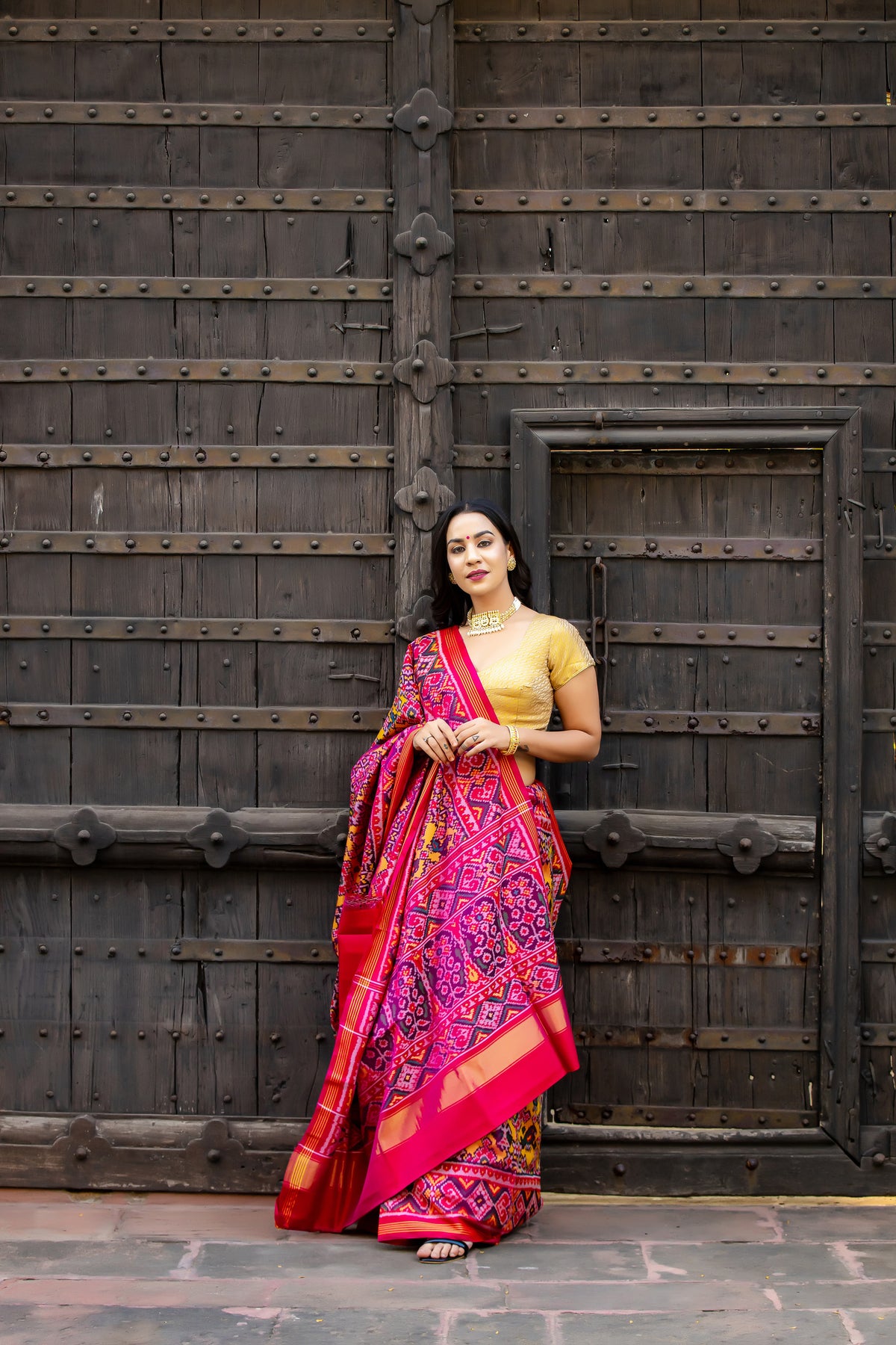 Single Ikat Patola Saree