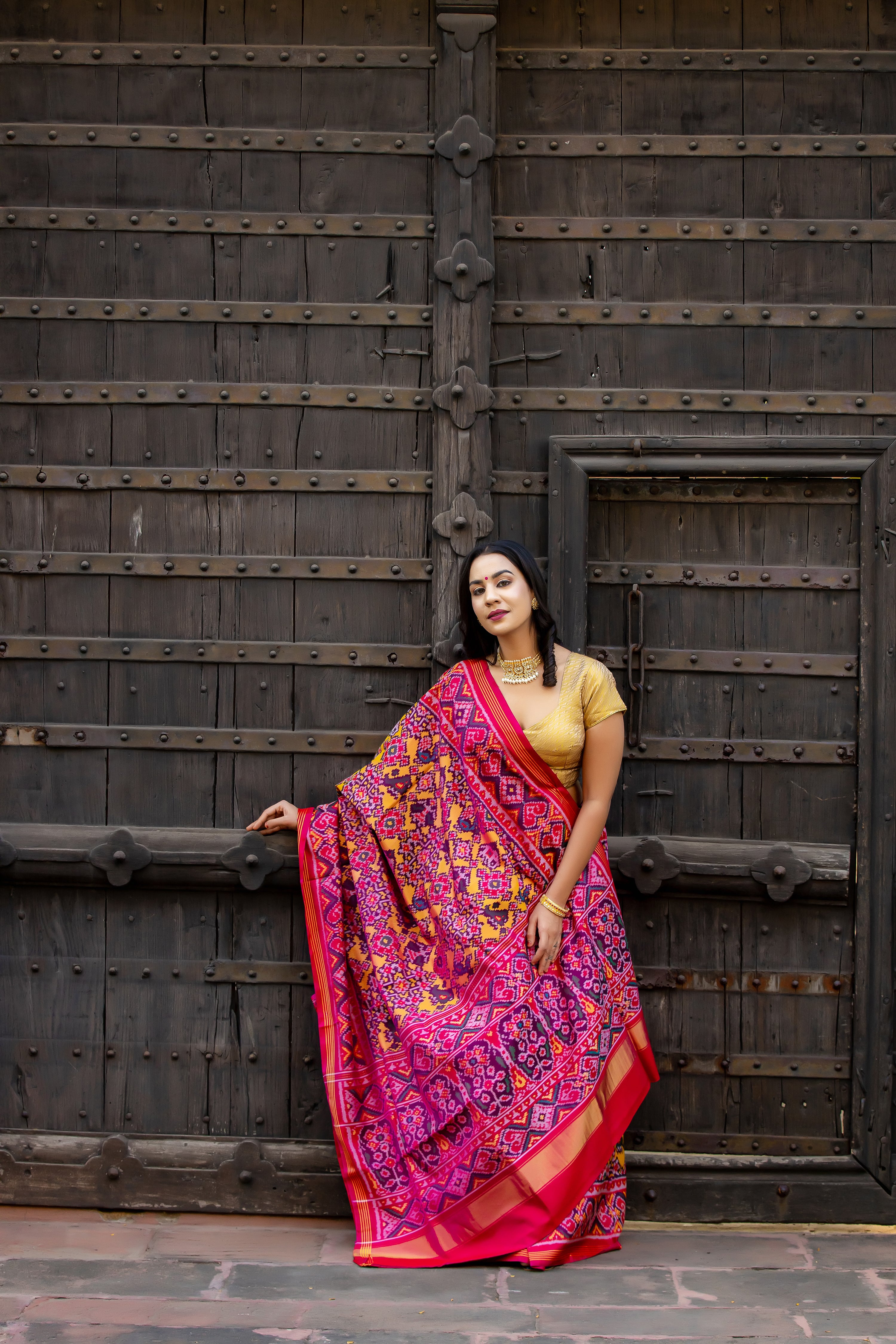 Single Ikat Patola Saree