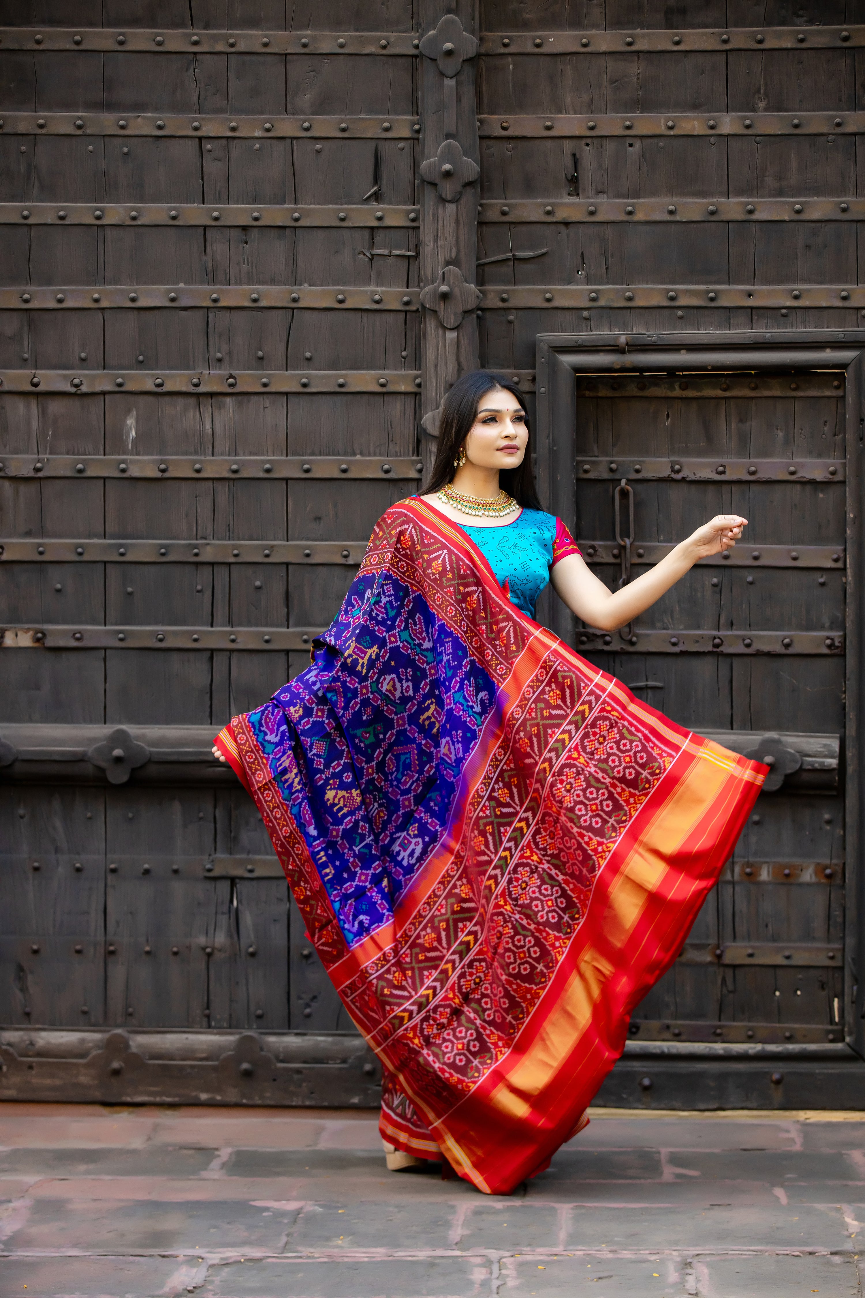 Single Ikat Patola Saree