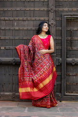 Single Ikat Patola Saree