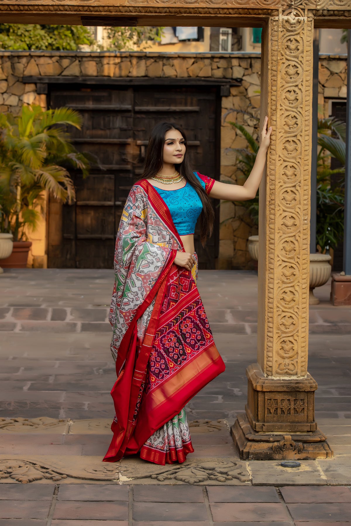 Single Ikat Patola Saree