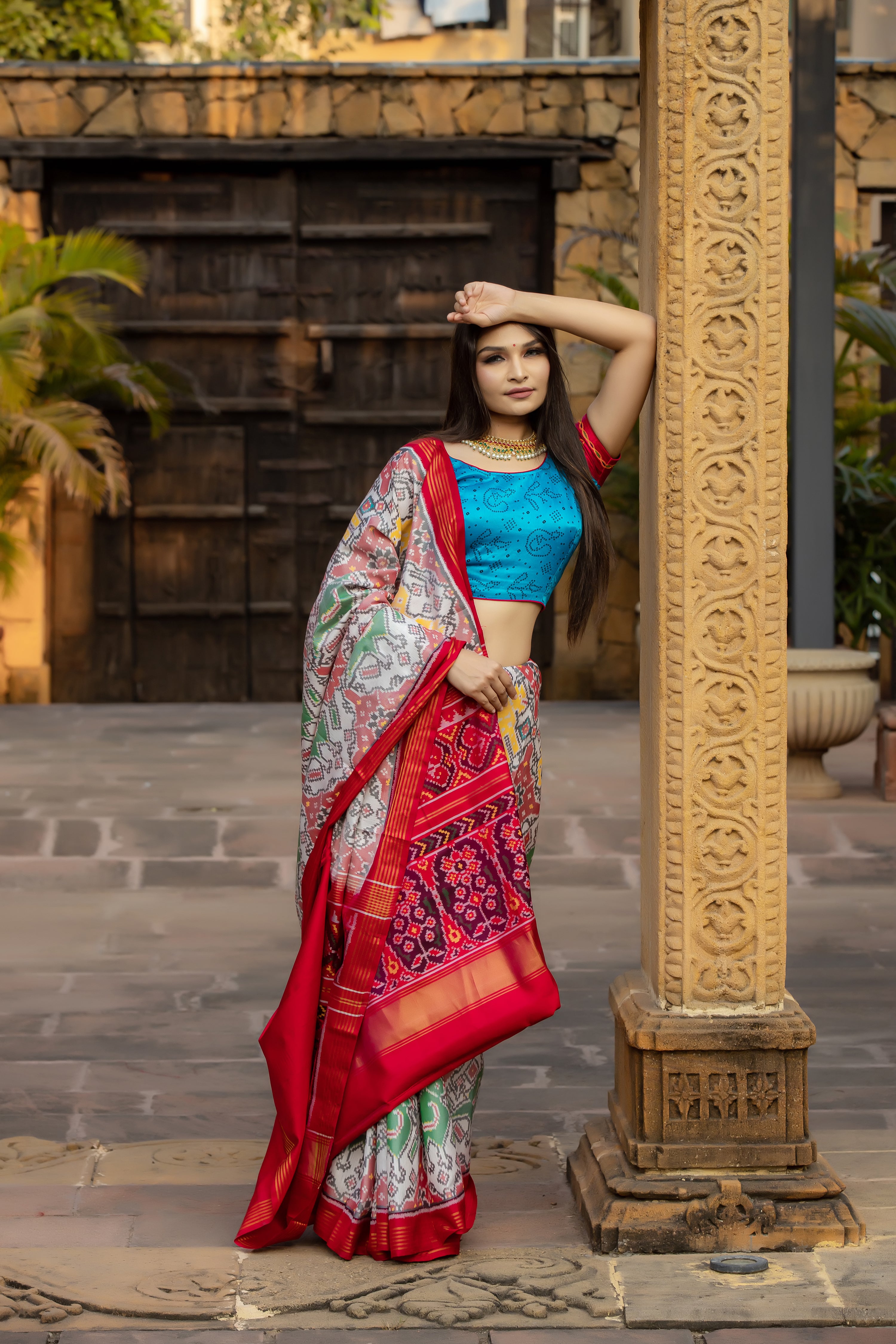 Single Ikat Patola Saree