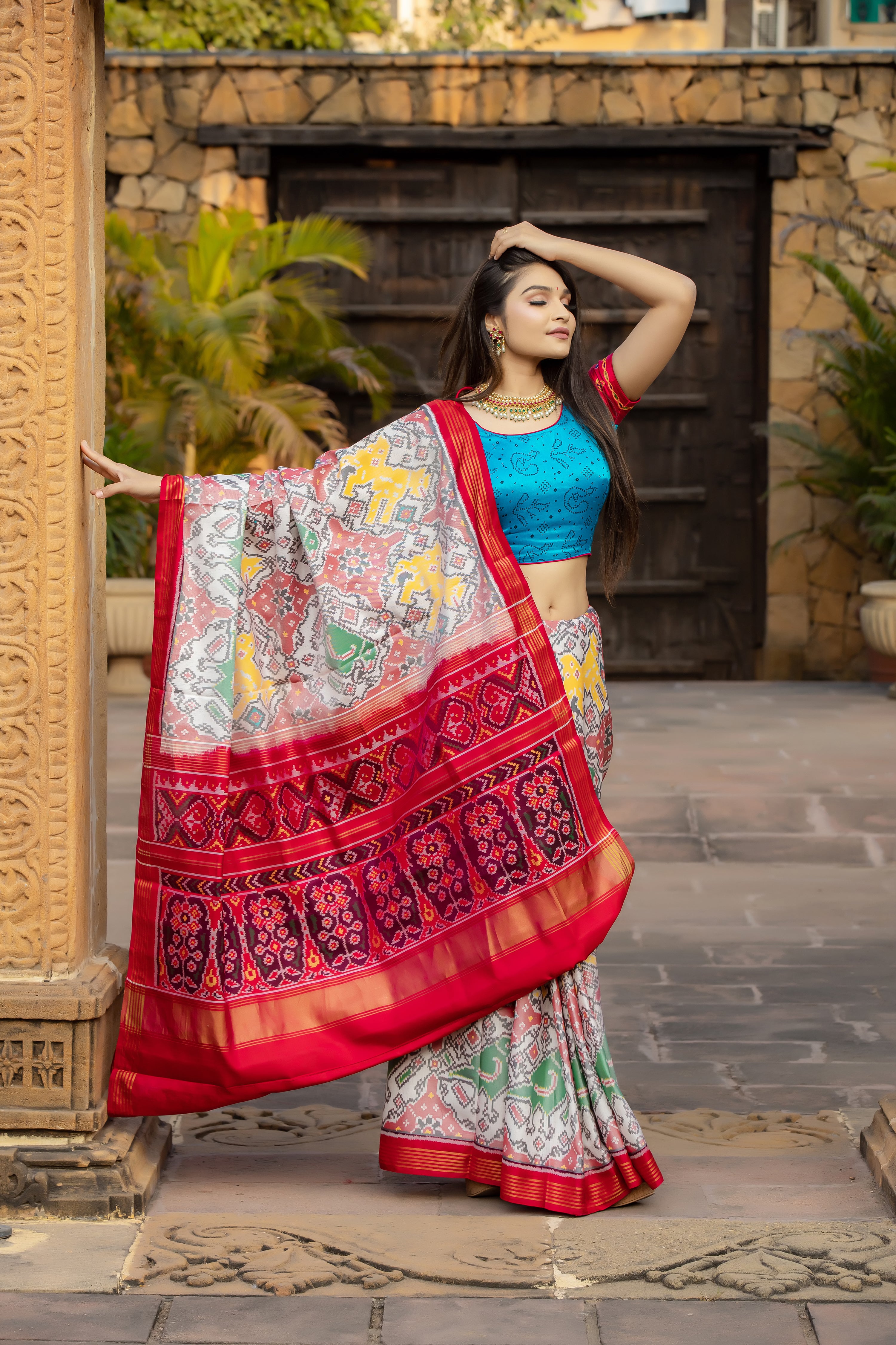 Single Ikat Patola Saree