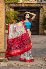 Single Ikat Patola Saree