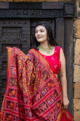 Single Ikat Patola Saree