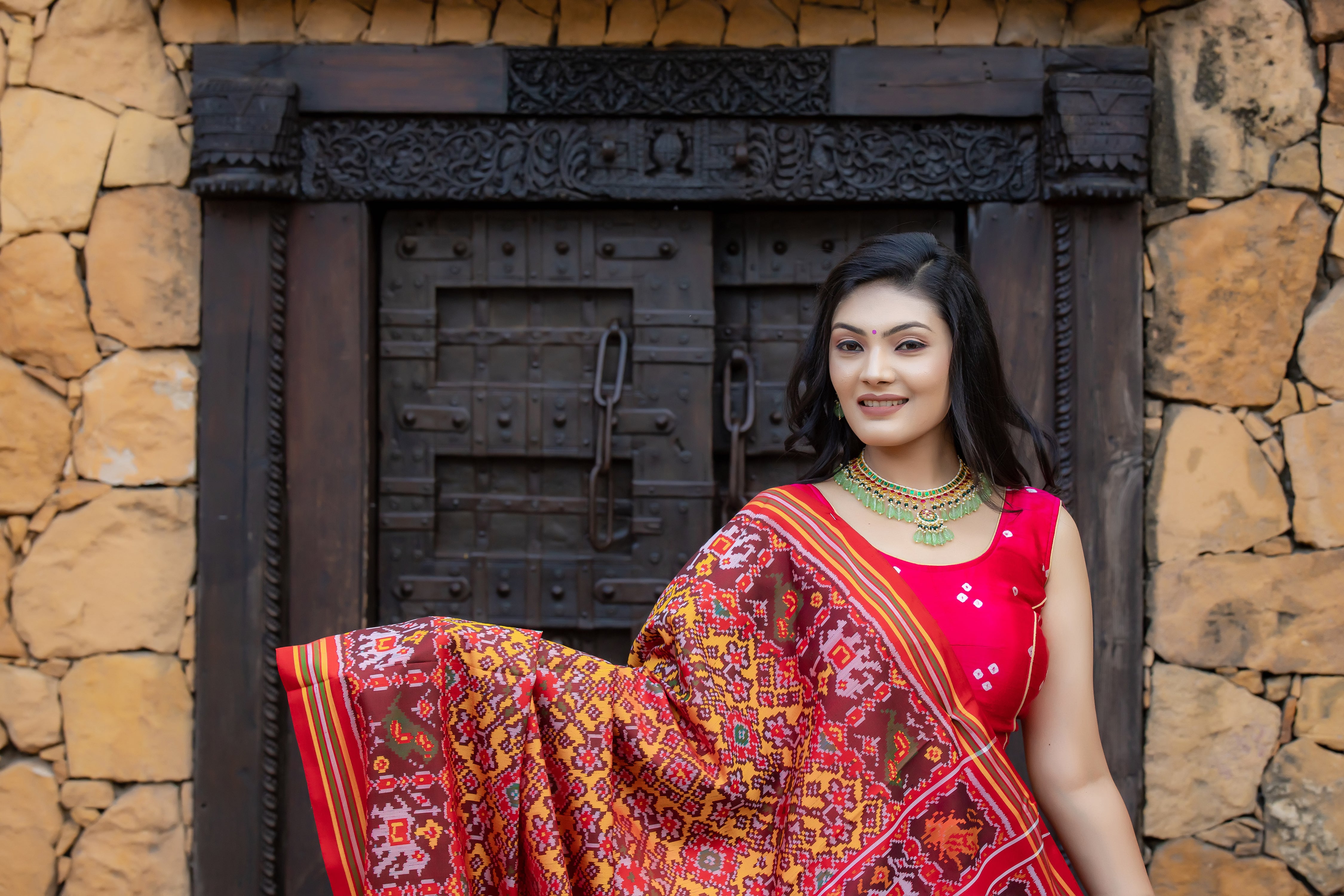 Single Ikat Patola Saree