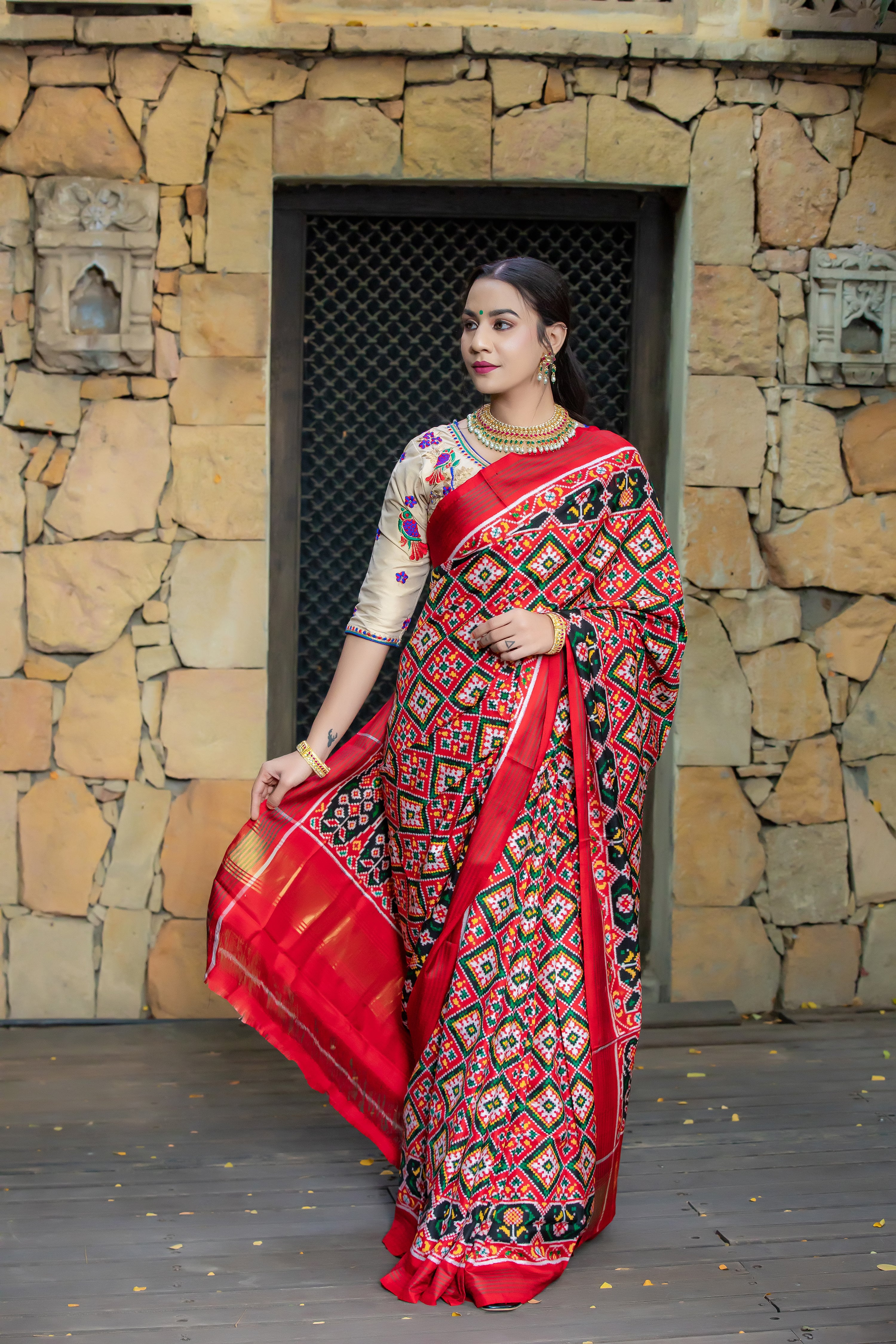 Double Ikat Patola Saree