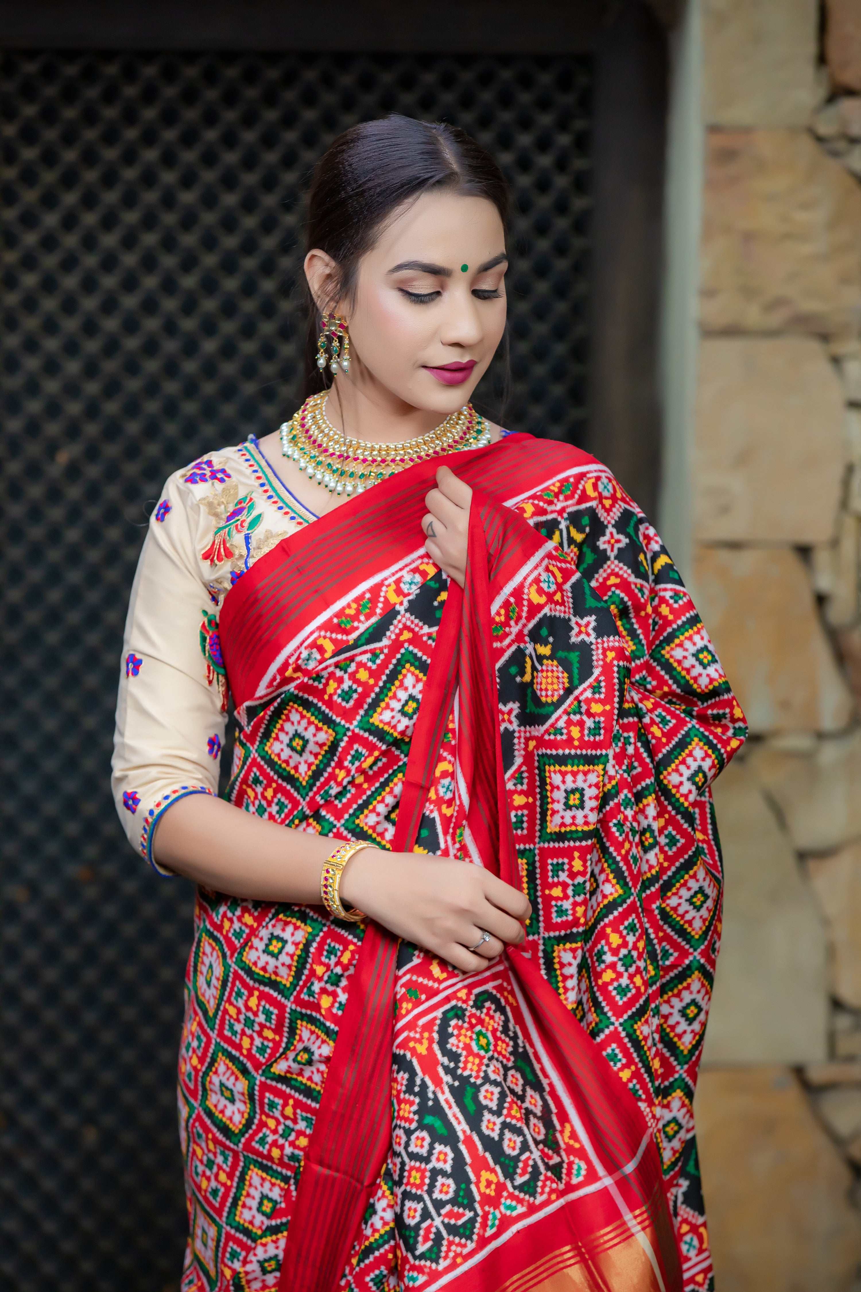 Double Ikat Patola Saree