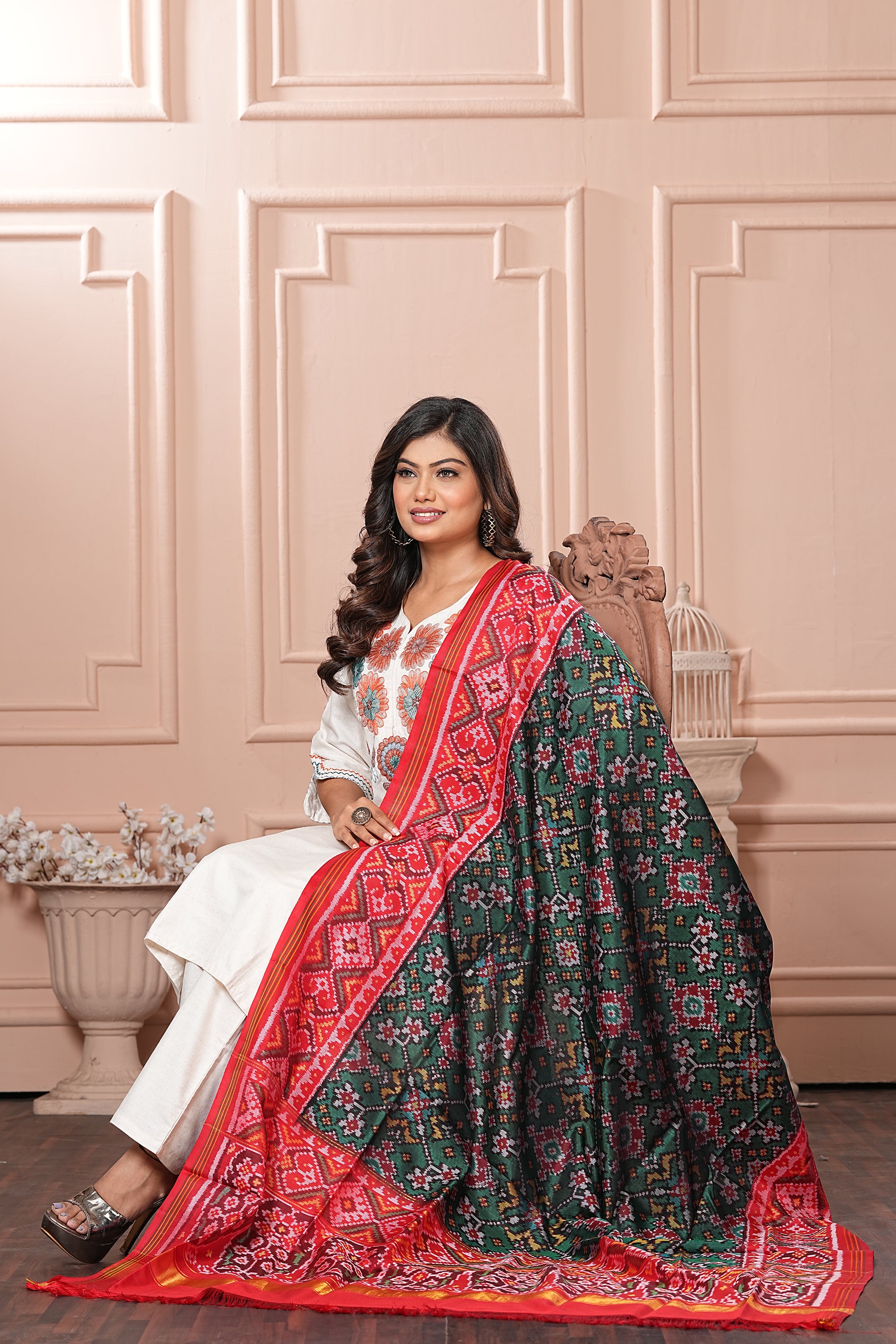 Single Ikat Dupatta