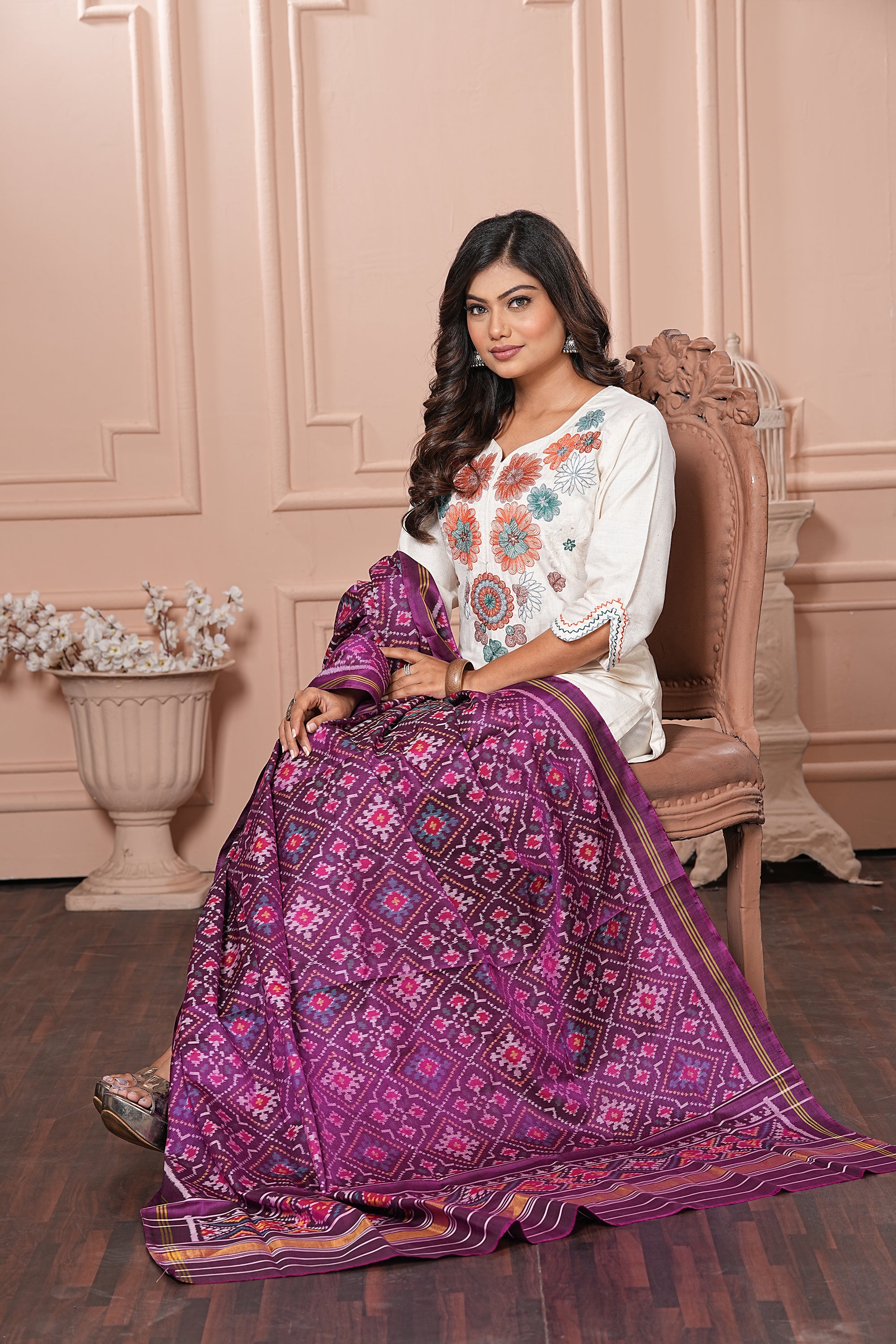 Single Ikat Dupatta