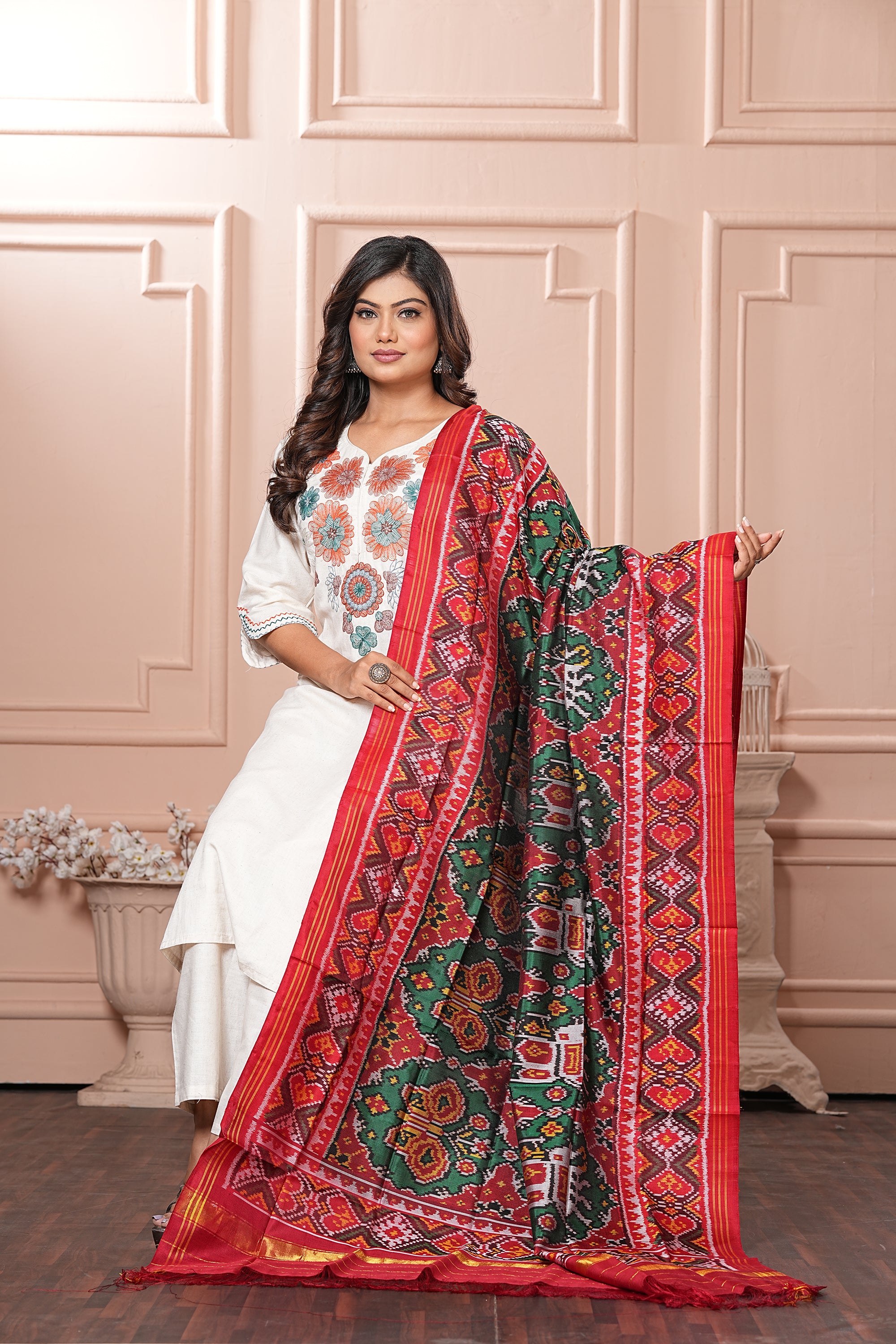 Single Ikat Dupatta