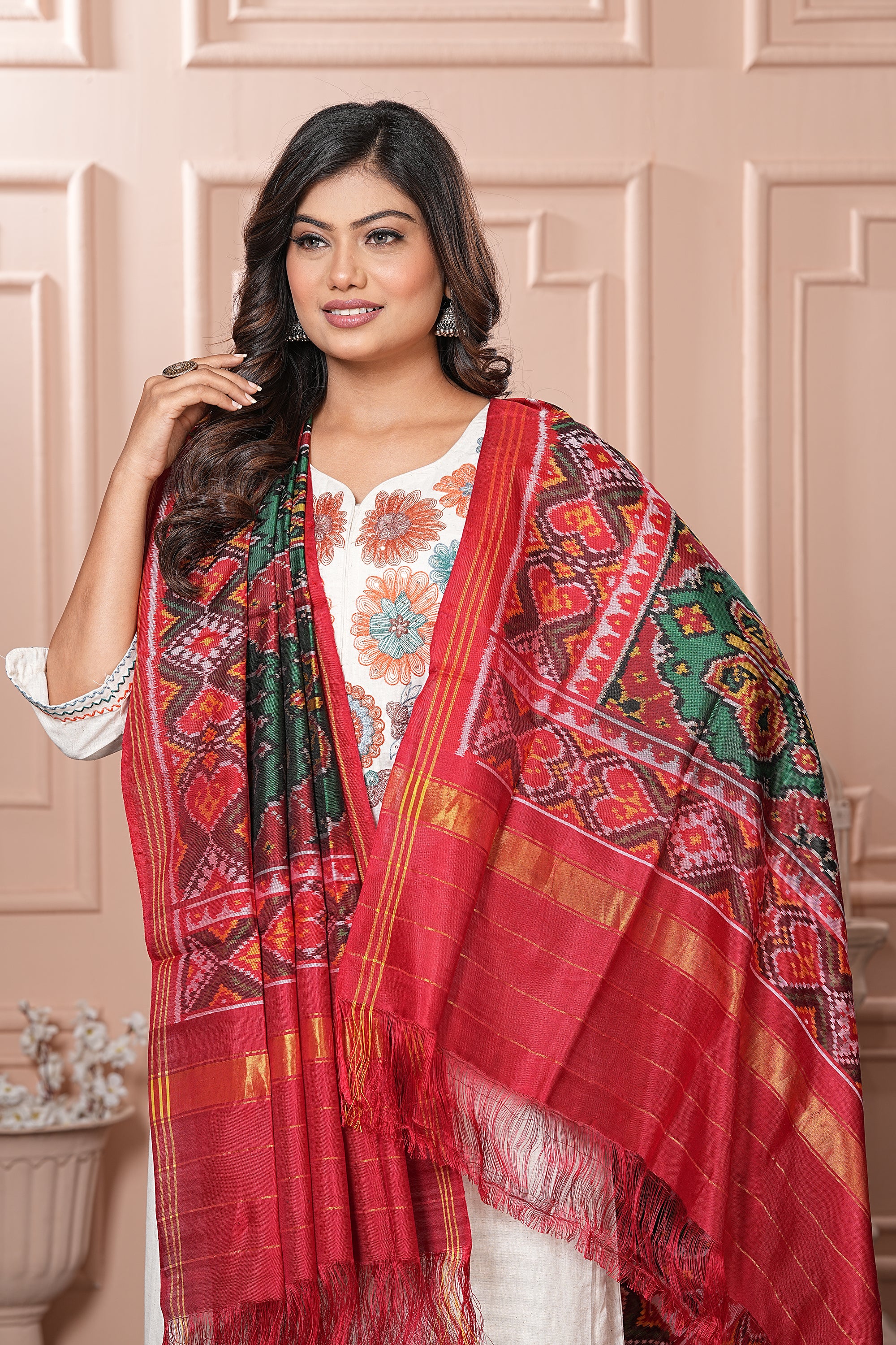 Single Ikat Dupatta