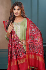 Single Ikat Dupatta