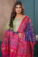 Single Ikat Dupatta